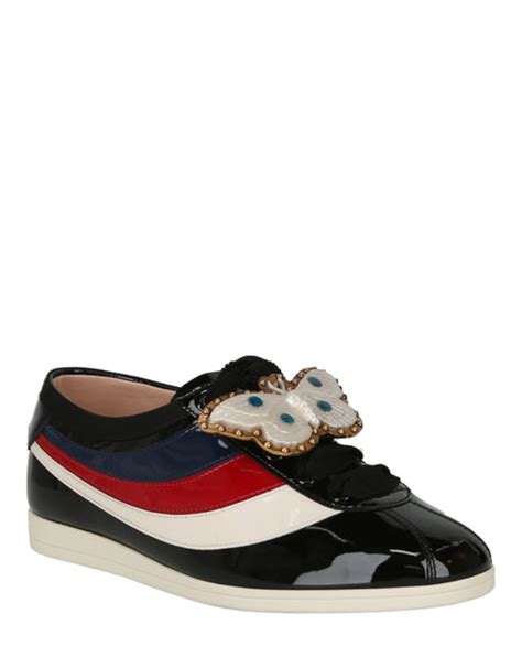 Gucci Womens Falacer Patent Leather Sneakers – Bluefly